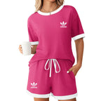 Elegante completo da donna - Top chic e pantaloncini