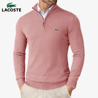 LC™ - Maglione da uomo con mezza zip