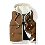 Iacoste - Gilet imbottito con cappuccio da donna