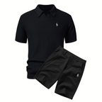 RL - Set con polo a V e chino in cotone