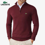 LC™ - Maglione da uomo con mezza zip