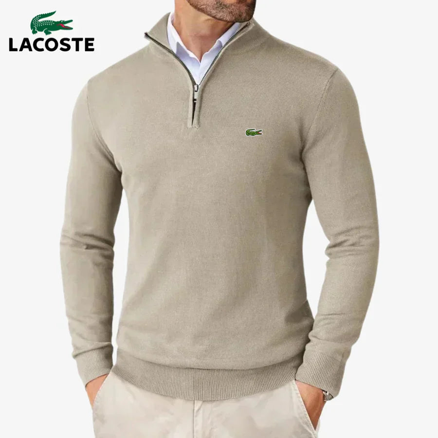 LC™ - Maglione da uomo con mezza zip