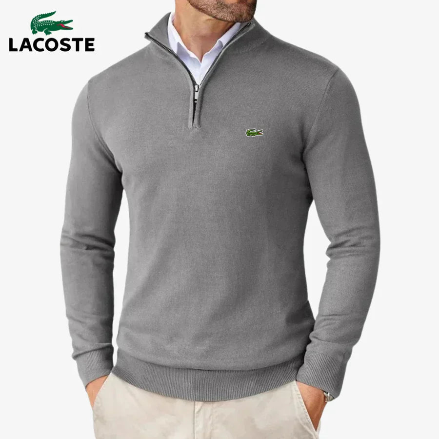 LC™ - Maglione da uomo con mezza zip