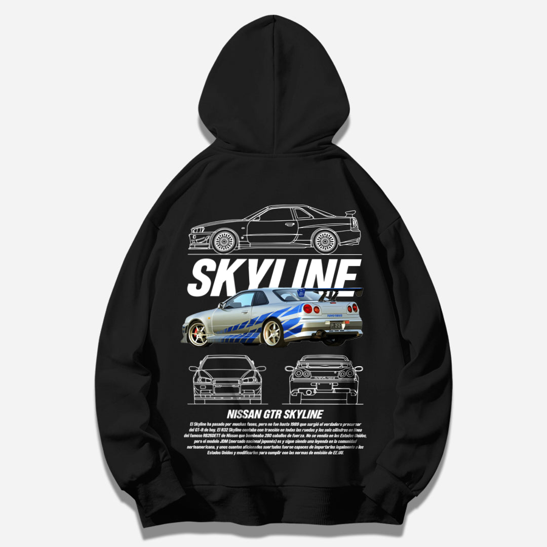 skyline - Oversize Hoodie