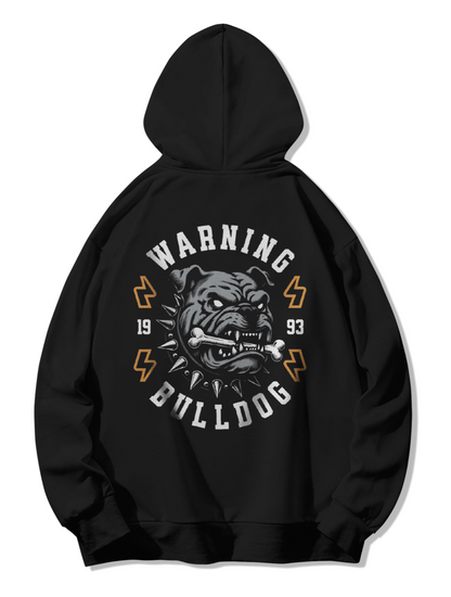 Warning Bulldog - Oversize Hoodie